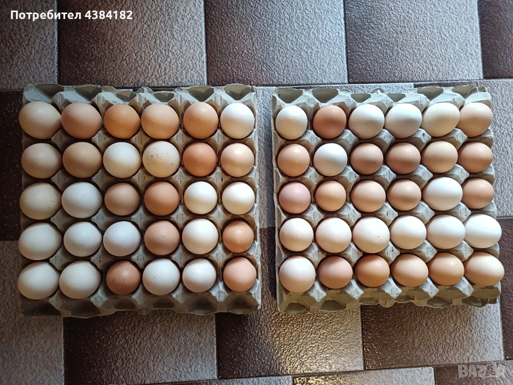 Продавам домашни яйца , снимка 1