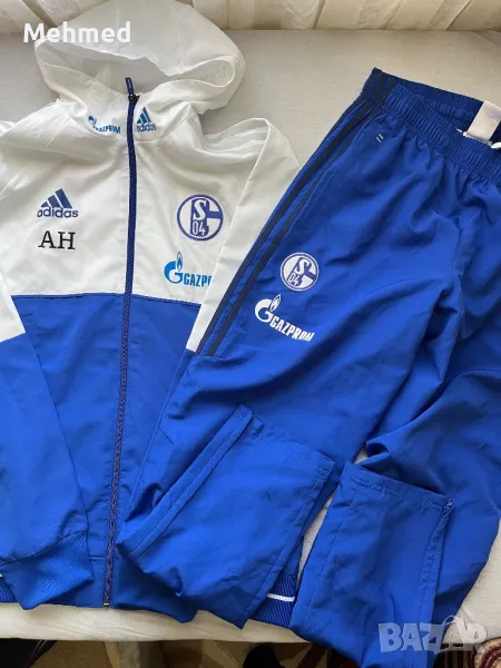 Adidas футболен екип комплект горище и долнище Shalke 04/Шалке 04, снимка 1