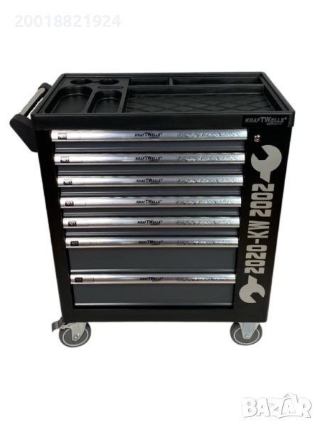 Количка,шкаф с инструменти Kraftwelle 7 чекмеджета, снимка 1