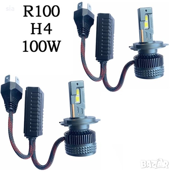 Диодни крушки R100, H4, 12V/24V, снимка 1