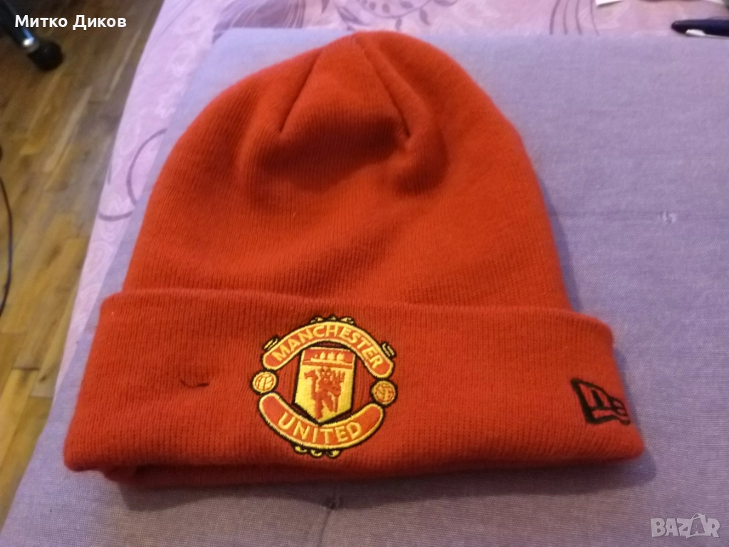 Манчестър Юнайтед зимна шапка маркова на Нова Ера нова, снимка 1