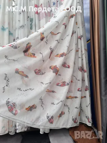 Детски пердета - плат височина 2.80 л.м., снимка 2 - Пердета и завеси - 50339436