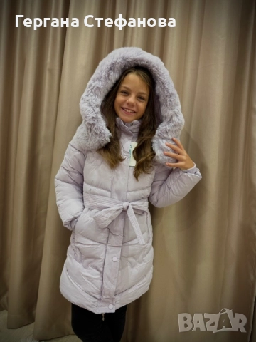 Дебело зимно яке  В най -актуалния цвят за сезона! Цвят: Люляк 😍 Размери -4г.6г.8г.10г.12г. Цена-59