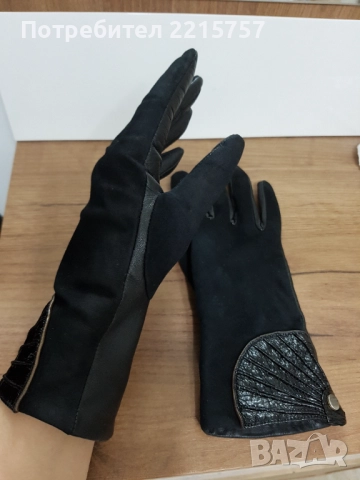 Дамски ръкавиЦи от естеств.кожа и велур.ИТАЛИЯ., снимка 8 - Ръкавици - 39422493