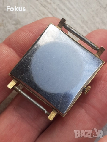 Мъжки механичен часовник Слава - 20 микрона позлата, снимка 5 - Антикварни и старинни предмети - 52695406