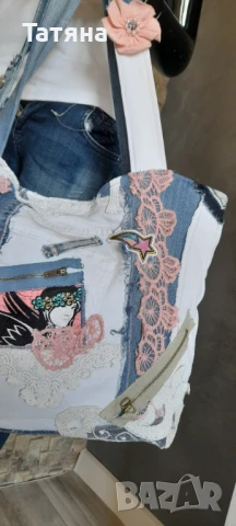 Чанта ръчна изработка , снимка 2 - Чанти - 50967473