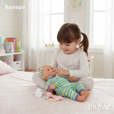 Кукла бебе My Sweet Love с 10 звука и аксесоари – идеален подарък за малки грижещи се сърца, снимка 3 - Кукли - 53205376