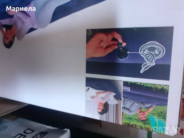 Продавам нови надуваеми легла King Size 203x183x22 cm, Надуваемо флокирано въздушно легло, снимка 4 - Спални и легла - 48260508