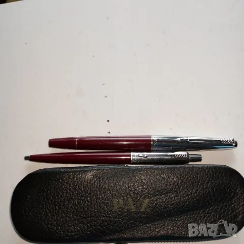 Комплект писалка и химикалка в кожена калъф PAX, снимка 6 - Ученически пособия, канцеларски материали - 47951313