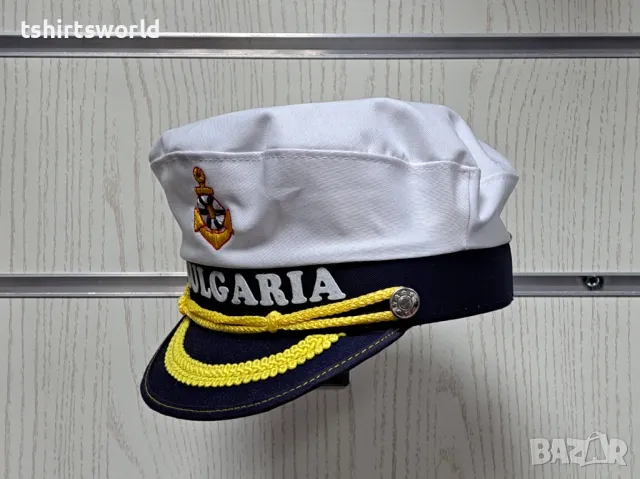 Нова капитанска шапка BULGARIA с Котва, Унисекс, снимка 4 - Шапки - 47687831