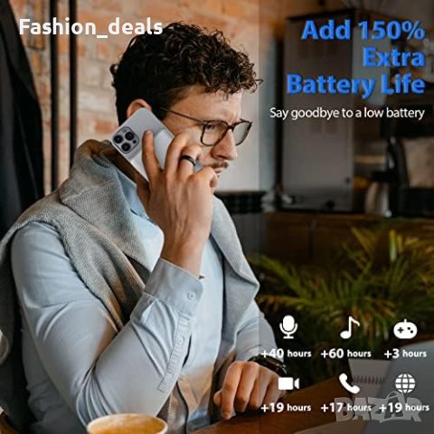 Нов калъф батерия за зареждане iPhone 14 Pro 6.1 инча, 6000mAh/Преносимо зарядно , снимка 9 - Аксесоари за Apple - 41262957