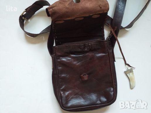 Кожена чанта ръчна изработка, снимка 4 - Чанти - 35764878