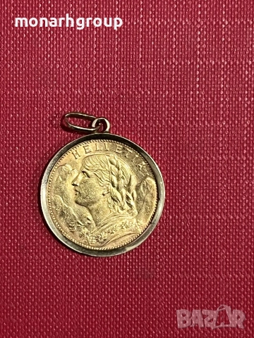 Златна монета с обков /22К/