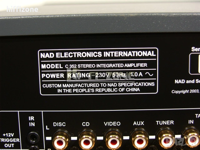 Усилвател   Nad c-352 , снимка 9 - Ресийвъри, усилватели, смесителни пултове - 53708387