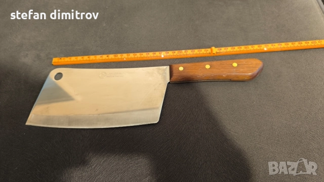 Сатър  за месо 19 см, Киви, неръждаема стомана, дървена дръжка