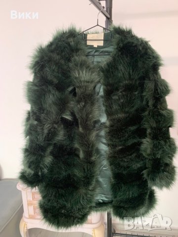 Пухено палто в размер S, снимка 5 - Палта, манта - 44407301