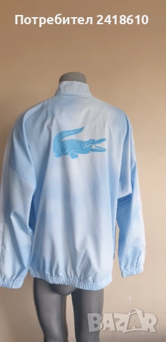 Lacoste Sport x Daniil Medvedev Full Zip Regular Fit  Size 6 / XL  НОВО! ОРИГИНАЛ! Мъжко Горнище с ц, снимка 12 - Спортни дрехи, екипи - 52775518