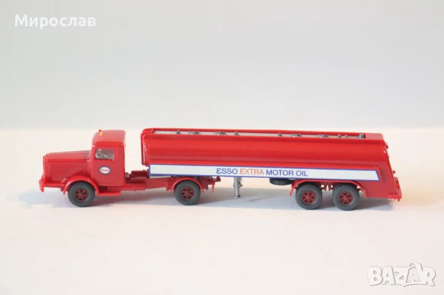 WIKING H0 1/87 BUSSING  ESSO ЦИСТЕРНА КАМИОН МОДЕЛ КОЛИЧКА ИГРАЧКА