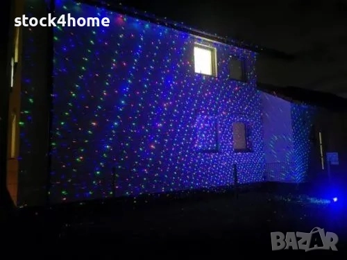 Коледен Лазерен прожектор за украса на фасада, Star Shower, снимка 11 - Декорация за дома - 52558440