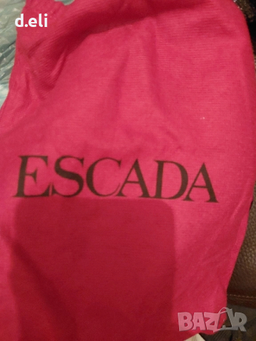 Ново!  ESCADA Original Size 38.5  100% Кожа Луксозни обувки