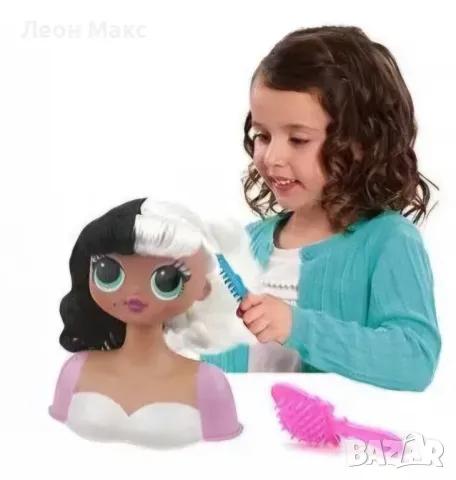 Кукла глава за прически LOL Surprise комплект от 2 броя, снимка 8 - Кукли - 48446161