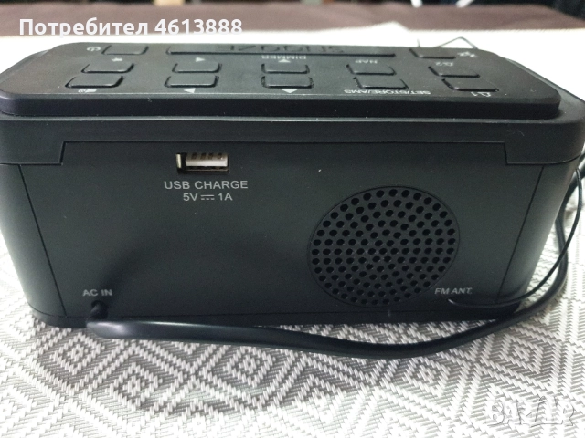 радиочасовник+бързо зарядно на телефон, снимка 6 - Радиокасетофони, транзистори - 51960017