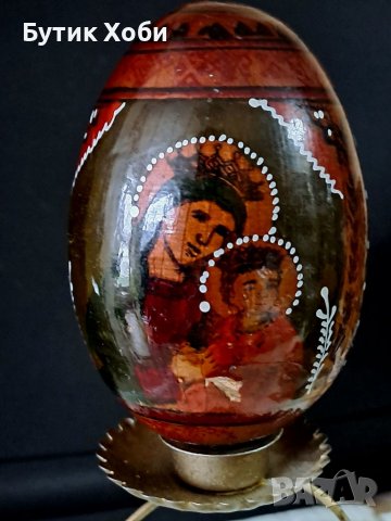  Руско Великденско дървено яйце, снимка 1 - Други ценни предмети - 39404230