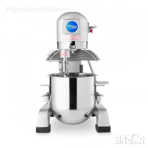 Планетарен миксер 10 литра – професионален за смесване, разбиване и месене, снимка 2 - Обзавеждане на кухня - 50080598