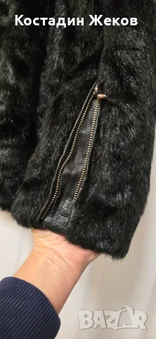  Ново . Дамско пухено палто. ZARA WOMAN. , снимка 10 - Палта, манта - 56047289