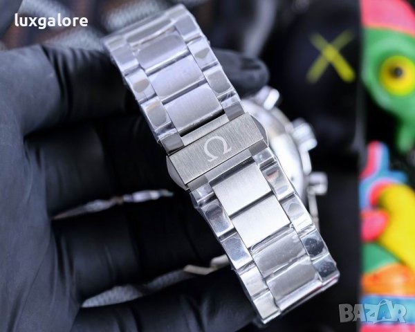 Мъжки часовник OMEGA Speedmaster Moonwatch Apolo 11 с кварцов механизъм, снимка 8 - Мъжки - 41892898