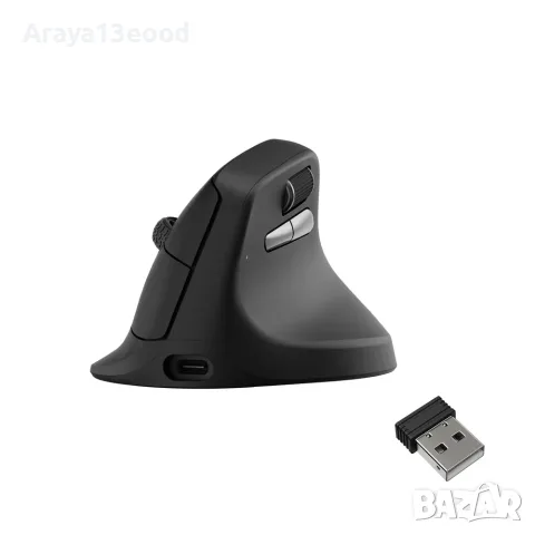 Безжична ергономична мишка Keychron M5 – 30 000 DPI, 8000 Hz, снимка 5 - Клавиатури и мишки - 55975739