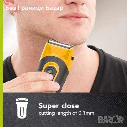 Нова Мъжка самобръсначка Wahl с гъвкави фолия и 60 мин безжична работа, снимка 4 - Електрически самобръсначки - 52077531