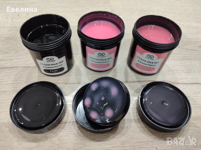 Различни цветове гел за изграждане, акригел, гел като пластелин, снимка 5 - Продукти за маникюр - 51397635