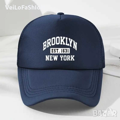 Нова дишаща шапка с козирка Brooklyn EST 1631 New York, снимка 3 - Шапки - 46808026