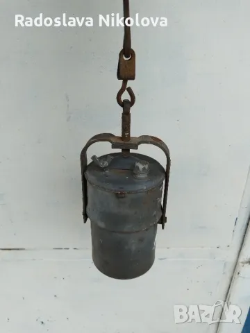 Карабитна лампа , снимка 3 - Антикварни и старинни предмети - 50411002