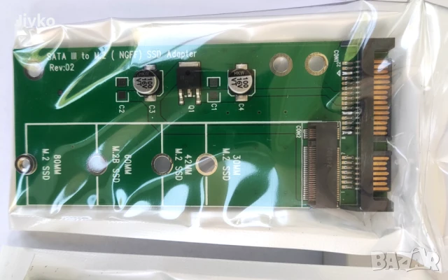 m.2 към SATA III, снимка 2 - Кабели и адаптери - 50893772