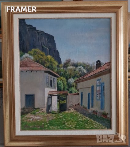 Никола Димитров Манастира св.Троица 1982г Велико Търново масло