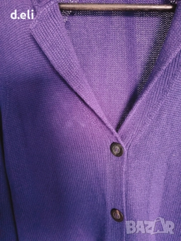 IRIS VON ARNIM Original Size L 100% Кашмир Дълга жилетка, снимка 8 - Жилетки - 51716702