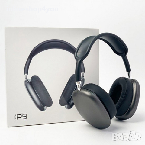 Слушалки, безжични с Bluetooth P9 Max , снимка 4 - Bluetooth слушалки - 44686909