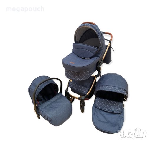 Многофункционална Бебешка количка 3 в 1, L-Sun, снимка 3 - Детски колички - 41644551
