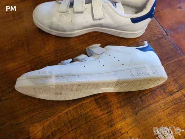Маратонки adidas кожени Stan Smith FR44 2/3 НОВИ!, снимка 8 - Маратонки - 49069137