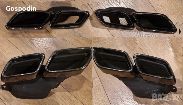 Мерцедес Брони Накрайници ауспух хром W171,W212,W246. Бленда задна броня W222. , снимка 17 - Аксесоари и консумативи - 22372791