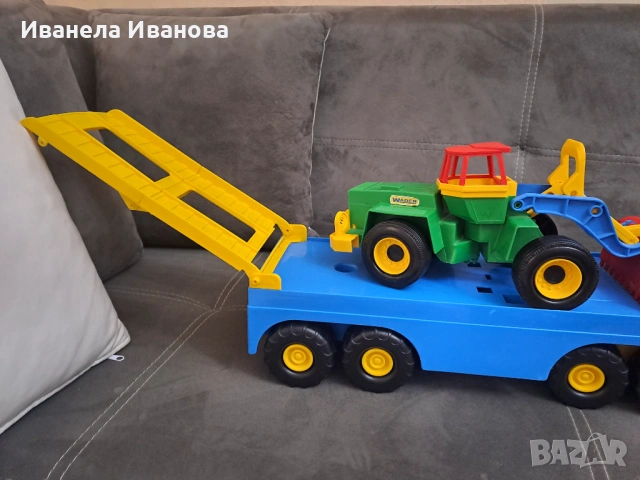 Детска голям камион влекач Wader, снимка 4 - Коли, камиони, мотори, писти - 53765575