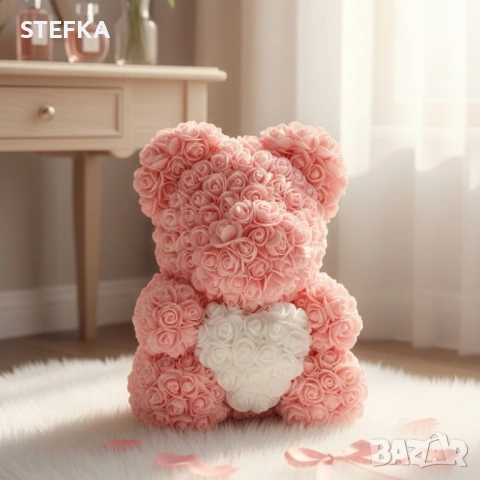 Мечета от рози/избор на цвят и размер, снимка 6 - Плюшени играчки - 53294392