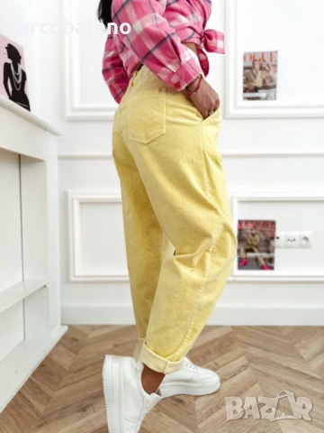 Дамски панталони от рипсено кадифе LIVANS, 5цвята , снимка 11 - Панталони - 53206315