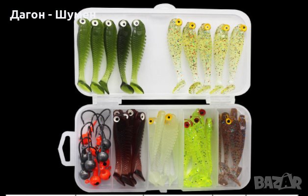 Готов комплект силиконови примамки - 19 лв.