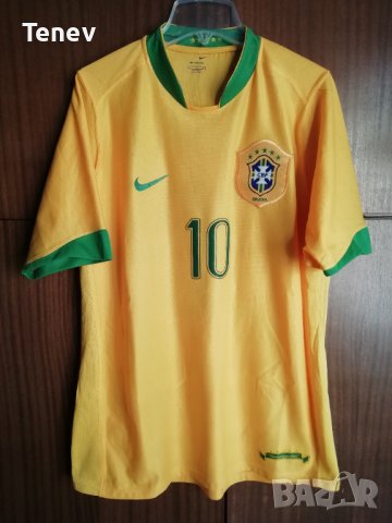 Brazil Ronaldinho Nike Brasil оригинална футболна тениска фланелка Бразилия Роналдиньо размер L, снимка 2 - Тениски - 41643798