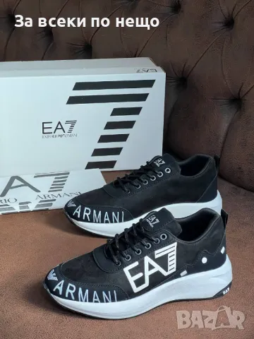 Emporio Armani Мъжки Маратонки EA👟Мъжки Спортни Обувки Емпорио Армани - 2 Налични Цвята Код D1585, снимка 3 - Маратонки - 48594982