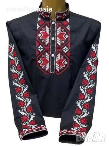 МЪЖКА РИЗА С БРОДИРАНА ШЕВИЦА - Модел 36, снимка 3 - Други - 51632165