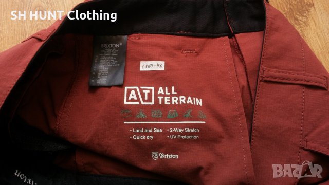 BRIXTON ALL TERRAIN Stretch Shorts за лов риболов туризъм  32 / S - M еластични къси панталони - 241, снимка 13 - Къси панталони - 40826043